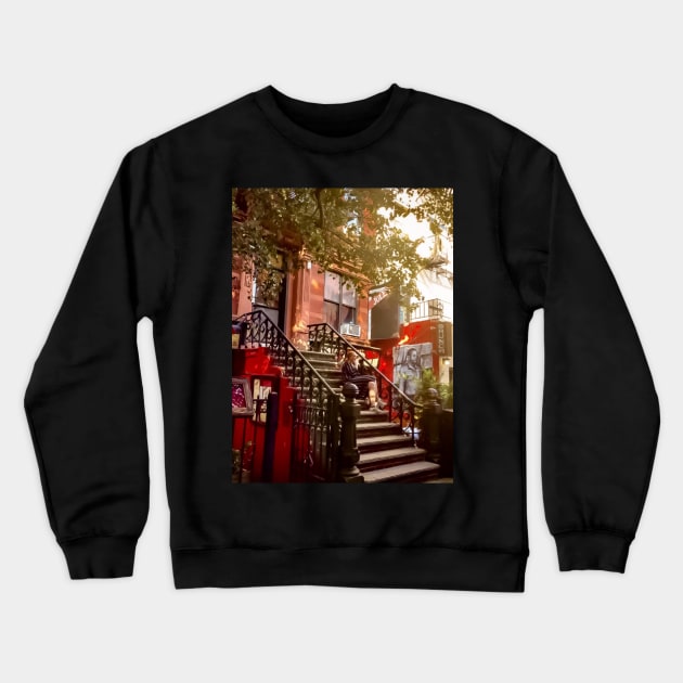 East Village, Manhattan, NYC Crewneck Sweatshirt by eleonoraingrid